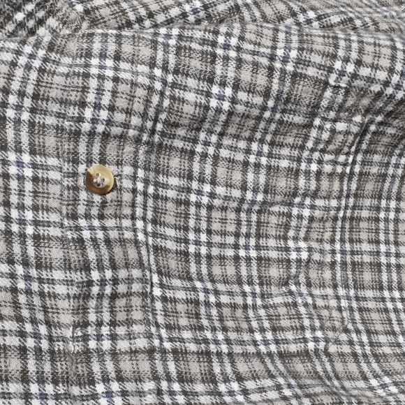 T.K.S. Basics Long Sleeve Cotton Button Up, Size L - Picture 4 of 8